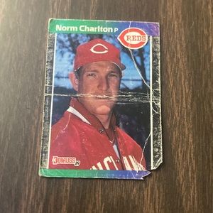 Norm Charlton Baseball Card